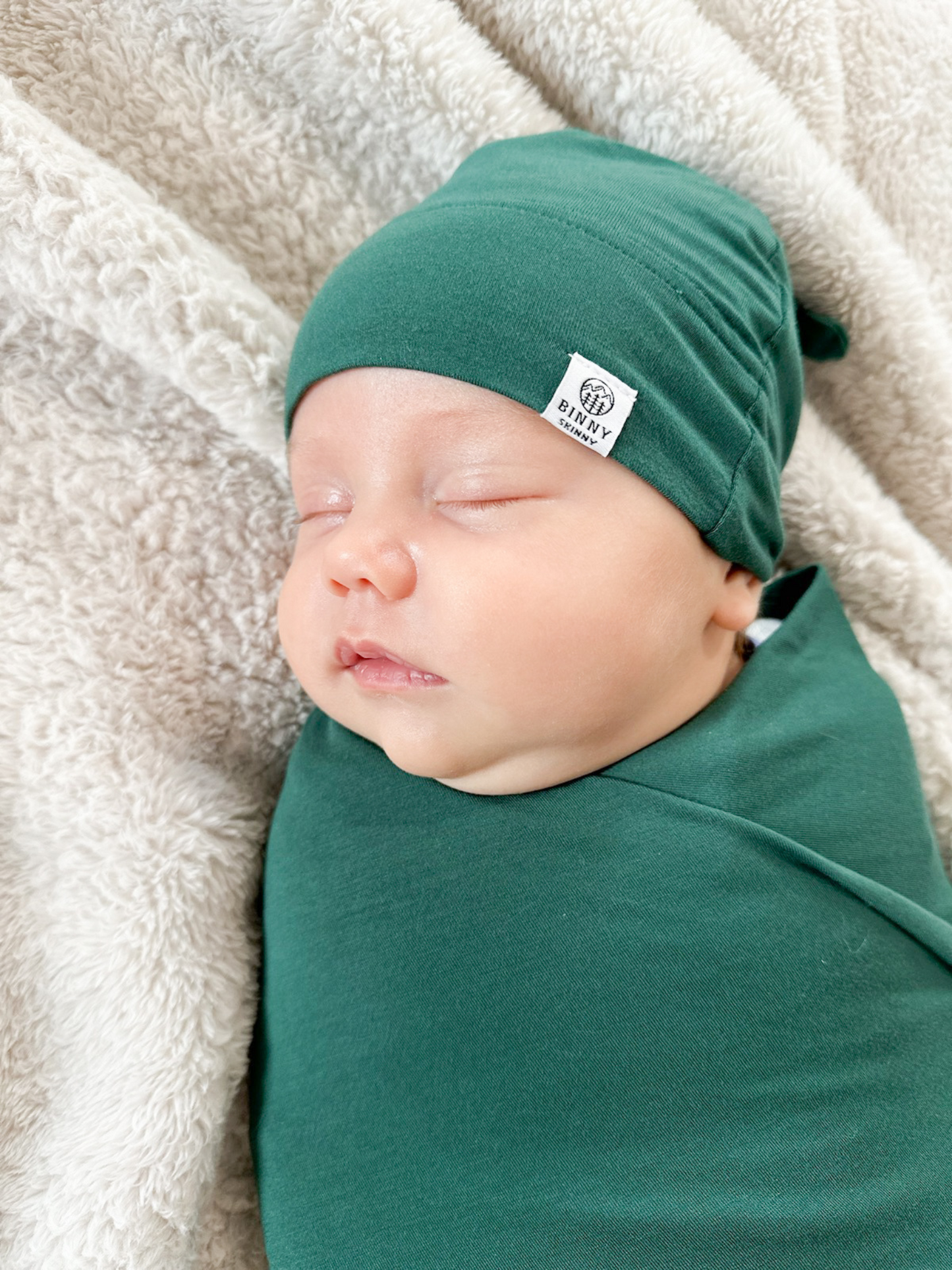 FINAL SALE Knotted Hat in Spruce