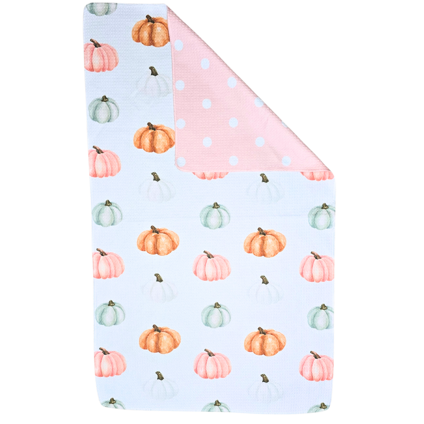 Pretty in Pink Pumpkins Towel